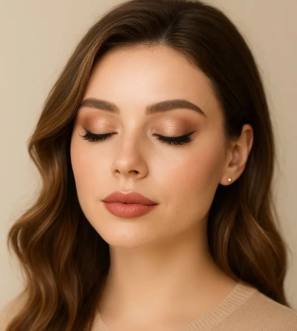 Simple and stylish makeup 10
