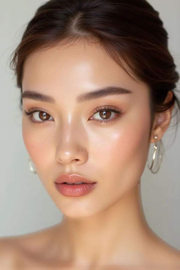 Simple and stylish makeup 13