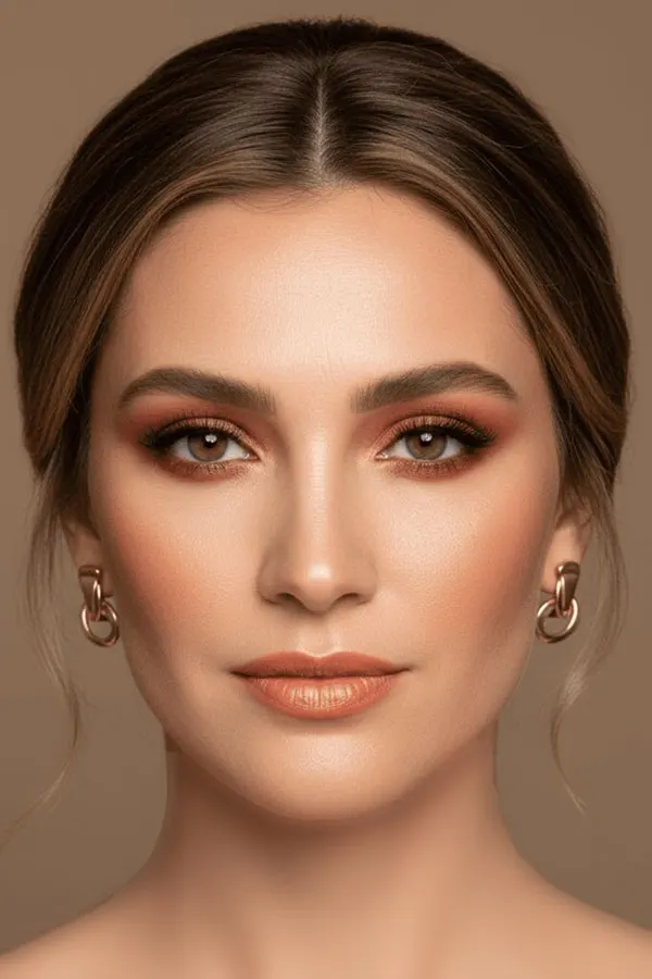Simple and stylish makeup 14