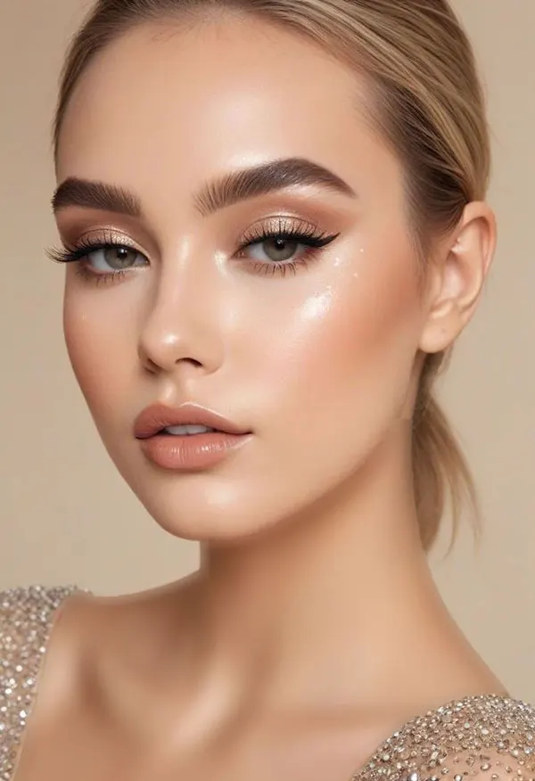 Simple and stylish makeup 18