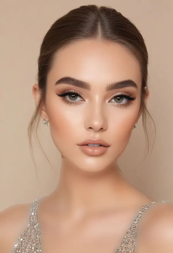 Simple and stylish makeup 21