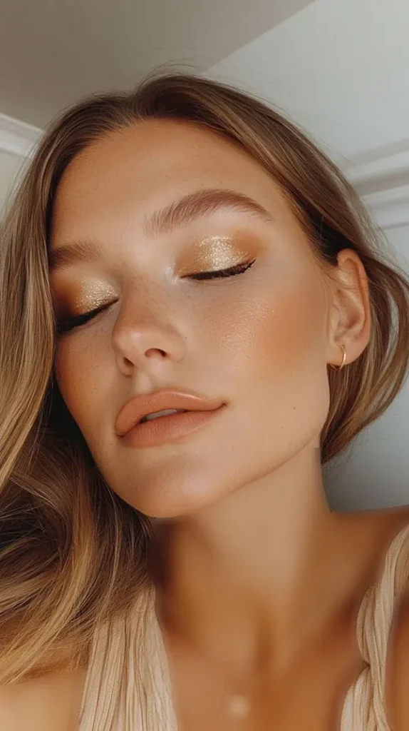 Simple and stylish makeup 22