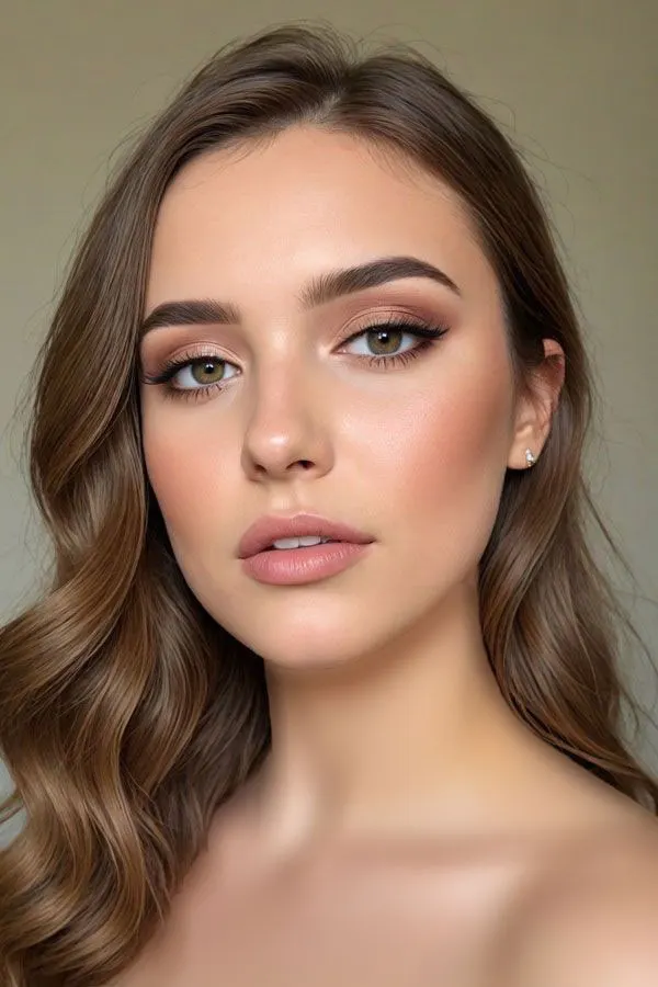 Simple and stylish makeup 23