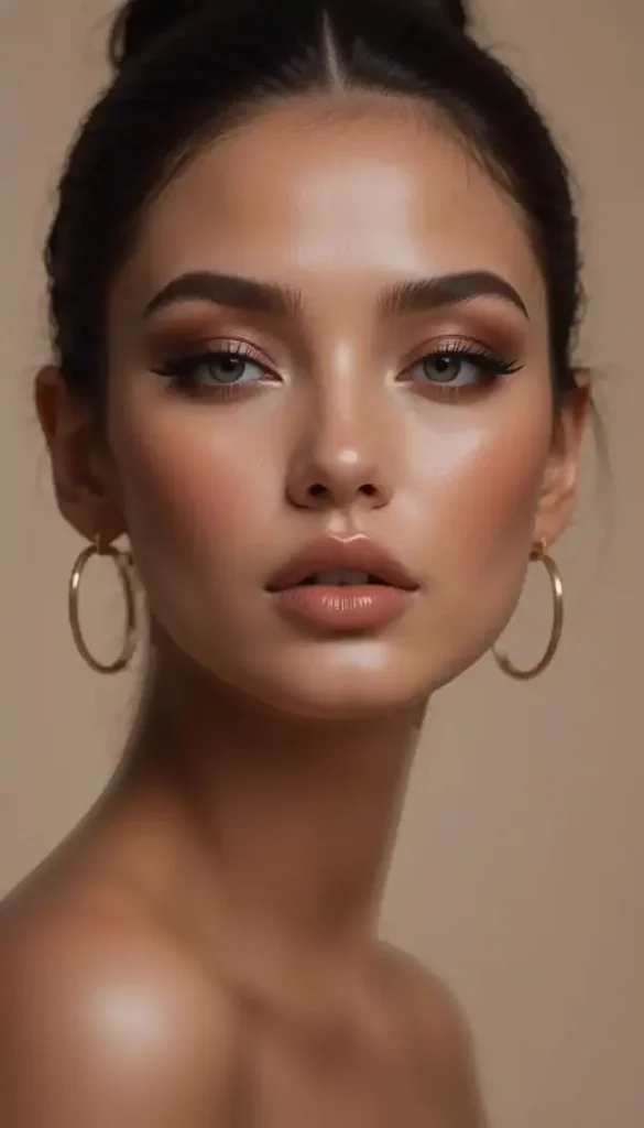 Simple and stylish makeup 28