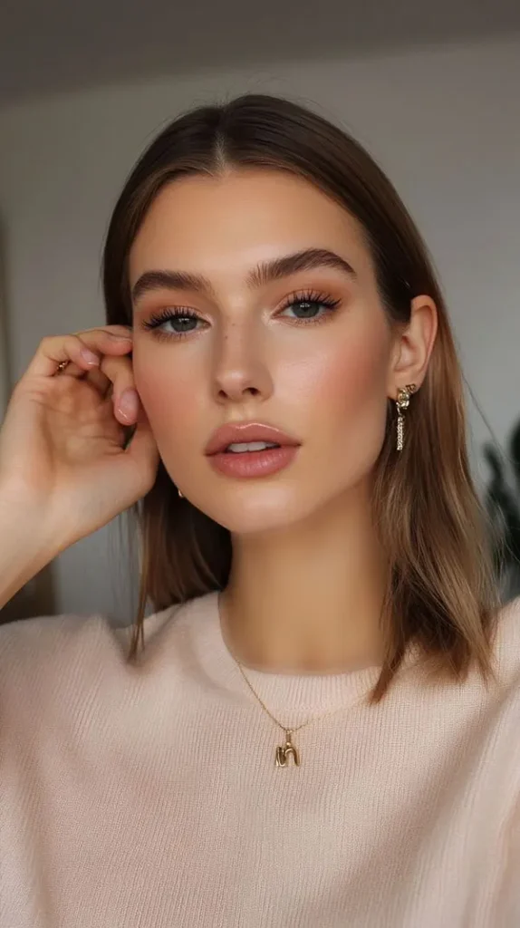 Simple and stylish makeup 5