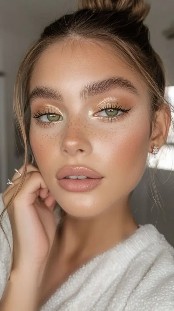 Simple and stylish makeup 9