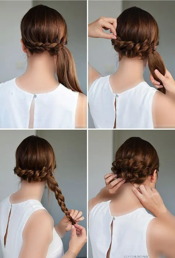 Simple hair weave tutorial 13