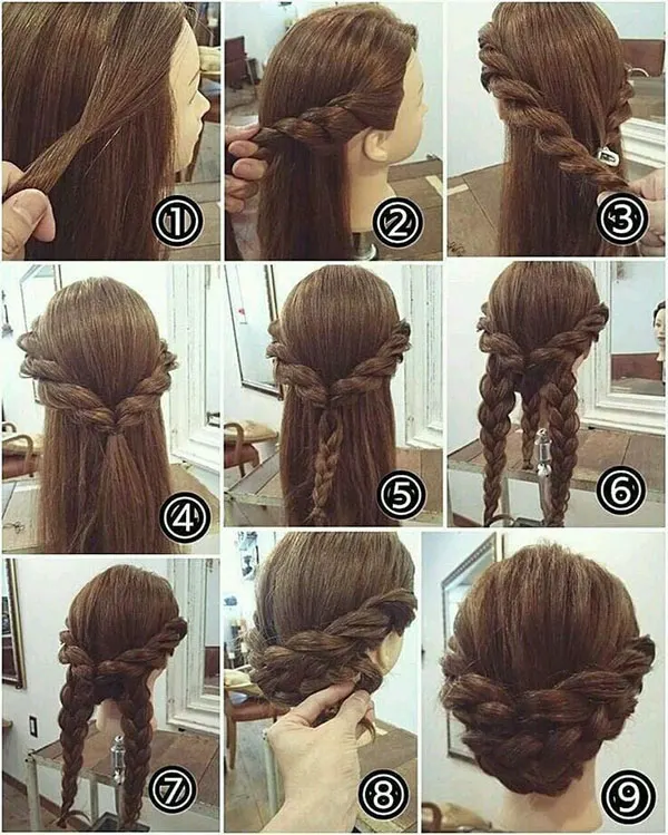 Simple hair weave tutorial 14