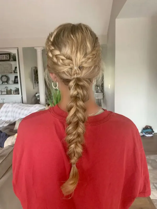 Simple hair weave tutorial 15