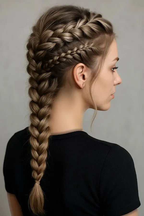 Simple hair weave tutorial 18