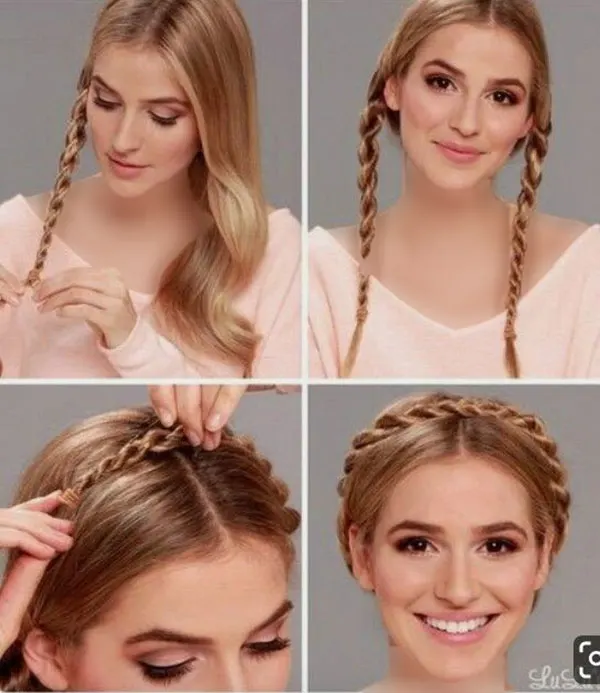 Simple hair weave tutorial 19