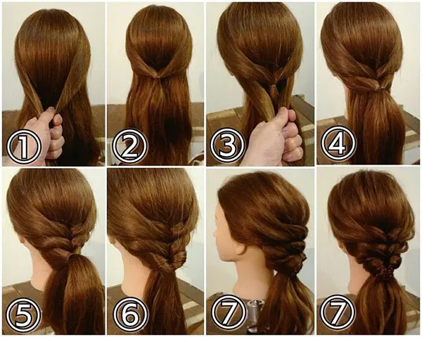Simple hair weave tutorial 20