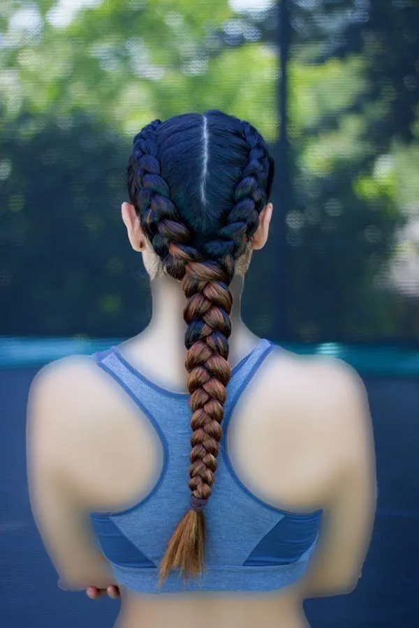 Simple hair weave tutorial 5