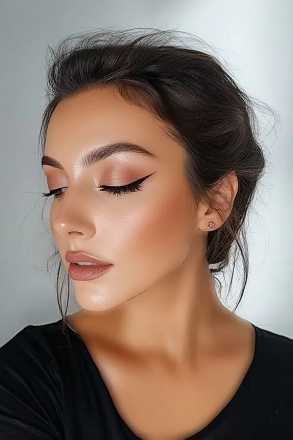33 مدل ارایش ساده مجلسی؛ انتخاب دخترای خوشسلیقه برای شبای خاص ✨ 13 Simple party makeup 12