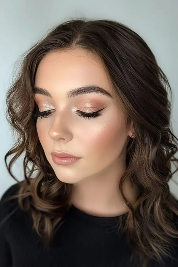 33 مدل ارایش ساده مجلسی؛ انتخاب دخترای خوشسلیقه برای شبای خاص ✨ 24 Simple party makeup 23