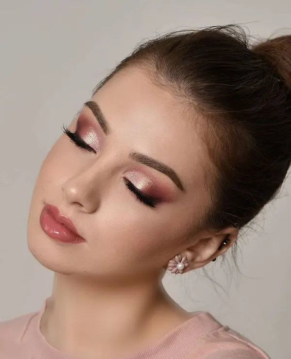 33 مدل ارایش ساده مجلسی؛ انتخاب دخترای خوشسلیقه برای شبای خاص ✨ 27 Simple party makeup 24