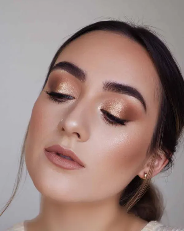 33 مدل ارایش ساده مجلسی؛ انتخاب دخترای خوشسلیقه برای شبای خاص ✨ 7 Simple party makeup 4