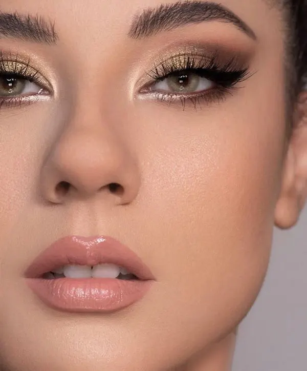 33 مدل ارایش ساده مجلسی؛ انتخاب دخترای خوشسلیقه برای شبای خاص ✨ 9 Simple party makeup 7