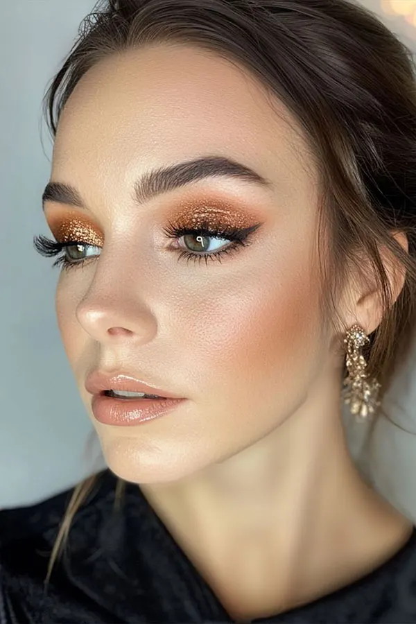 33 مدل ارایش ساده مجلسی؛ انتخاب دخترای خوشسلیقه برای شبای خاص ✨ 11 Simple party makeup 9