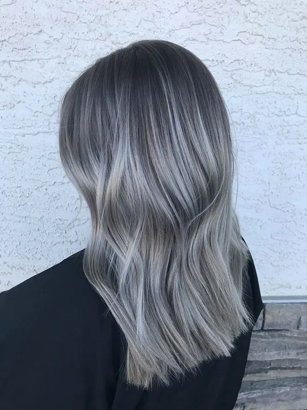 Simple smoky hair color 1