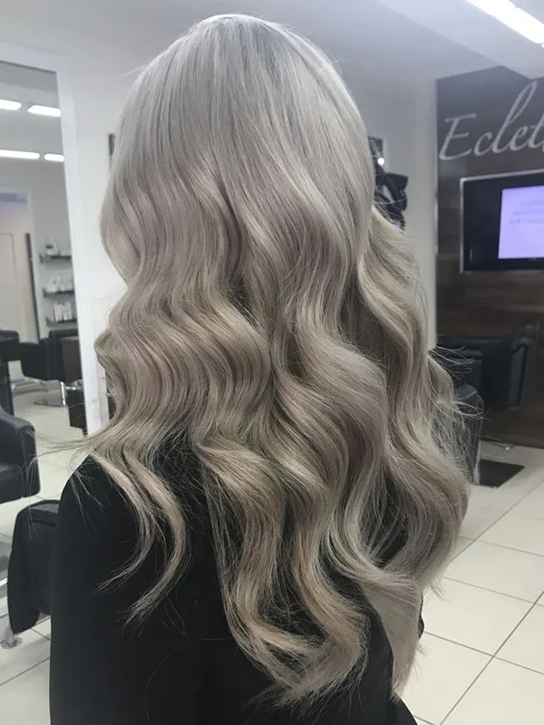 Simple smoky hair color 27