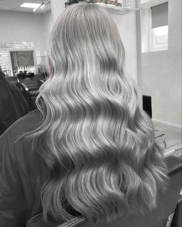 Simple smoky hair color 6