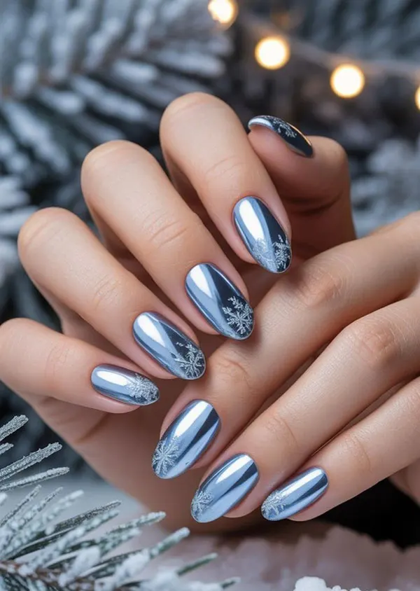 Stylish winter nails 28