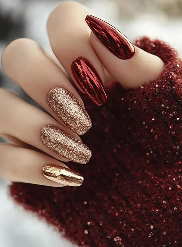 Stylish winter nails 6
