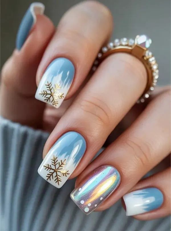 Stylish winter nails 9
