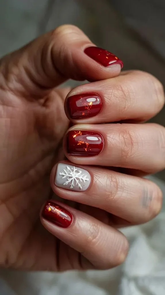 جدیدترین طرح ناخن کریسمسی 2026؛ امسال همه عاشقشن! 23 The latest Christmas nail design 18