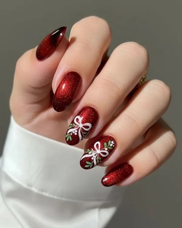 جدیدترین طرح ناخن کریسمسی 2026؛ امسال همه عاشقشن! 20 The latest Christmas nail design 21