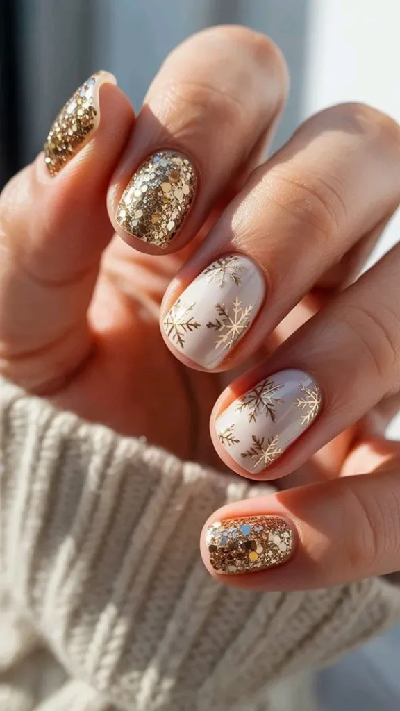 جدیدترین طرح ناخن کریسمسی 2026؛ امسال همه عاشقشن! 9 The latest Christmas nail design 3