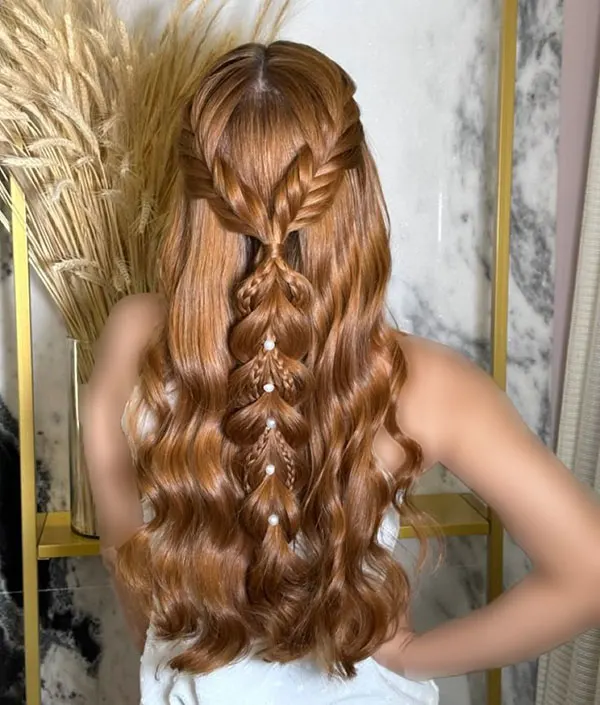 The latest open chignon hairstyle 11