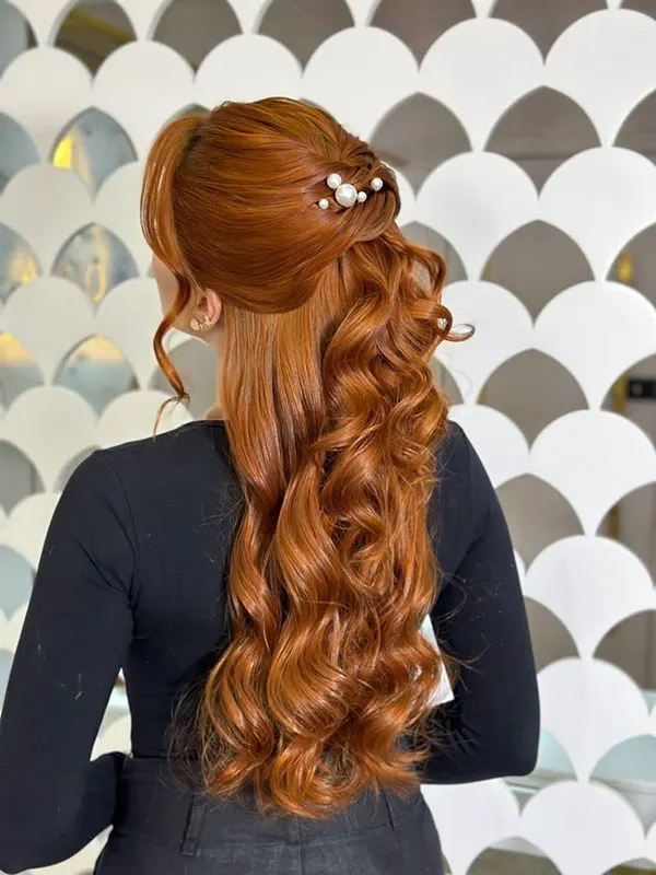 The latest open chignon hairstyle 12