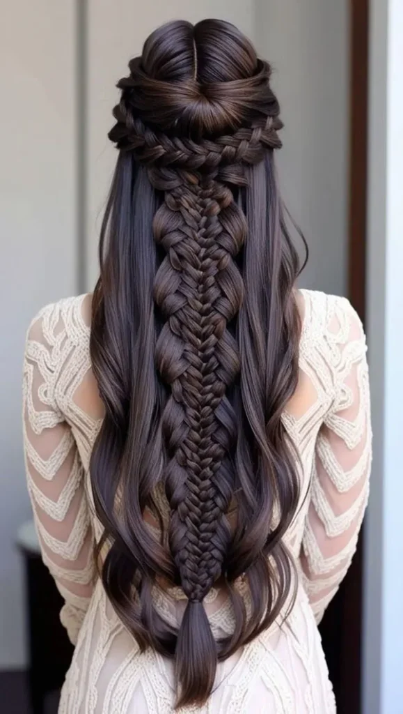 The latest open chignon hairstyle 13