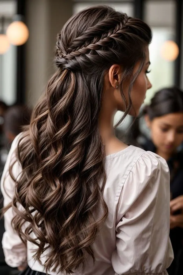 The latest open chignon hairstyle 22