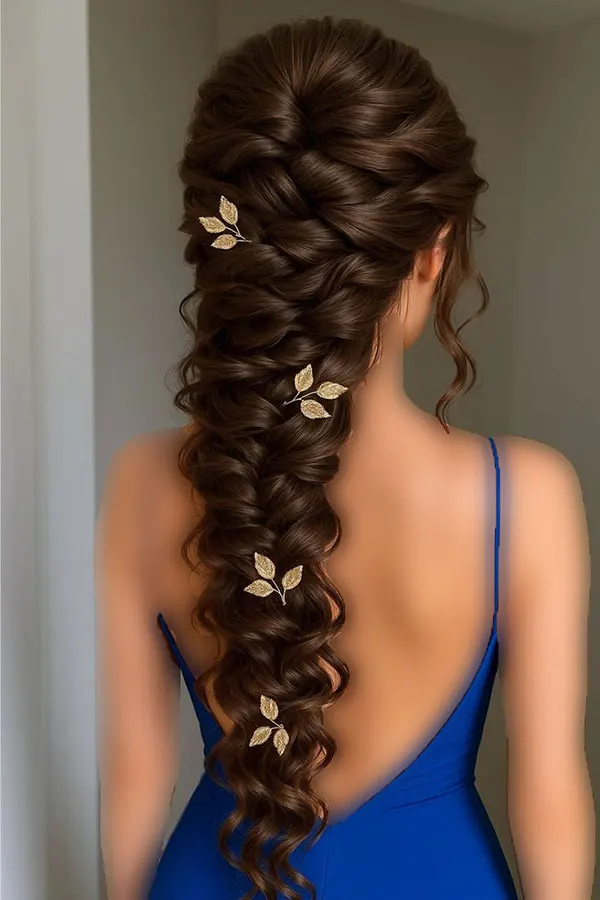 The latest open chignon hairstyle 26