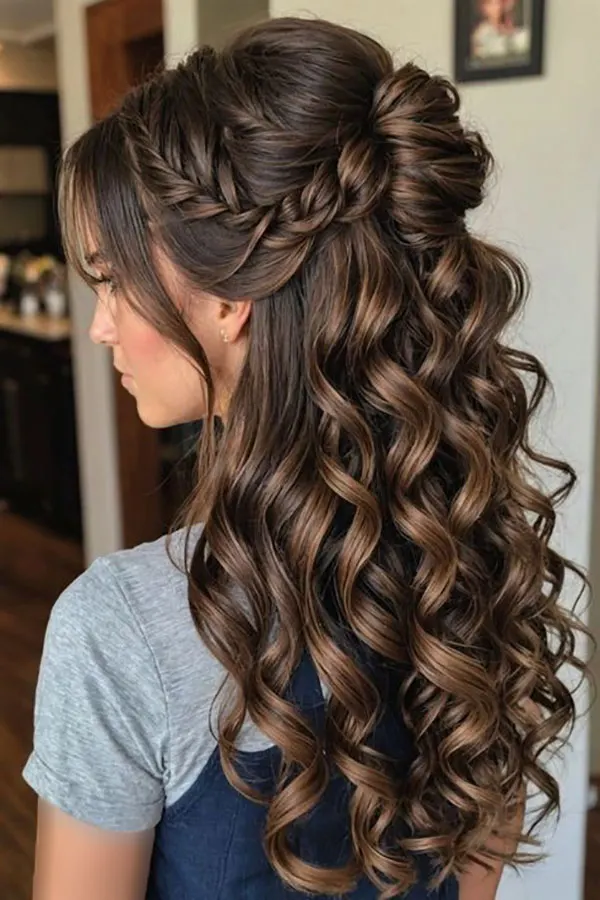 The latest open chignon hairstyle 27
