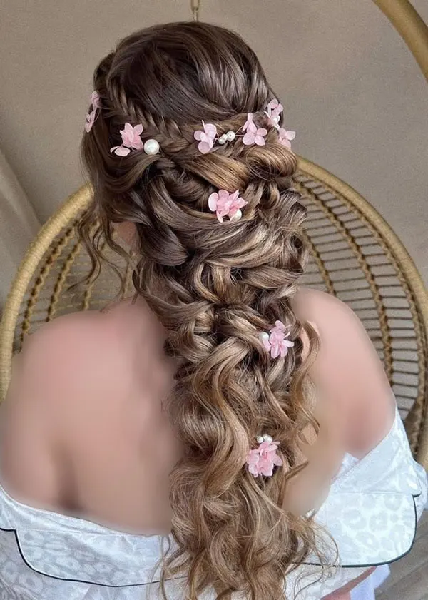 The latest open chignon hairstyle 28