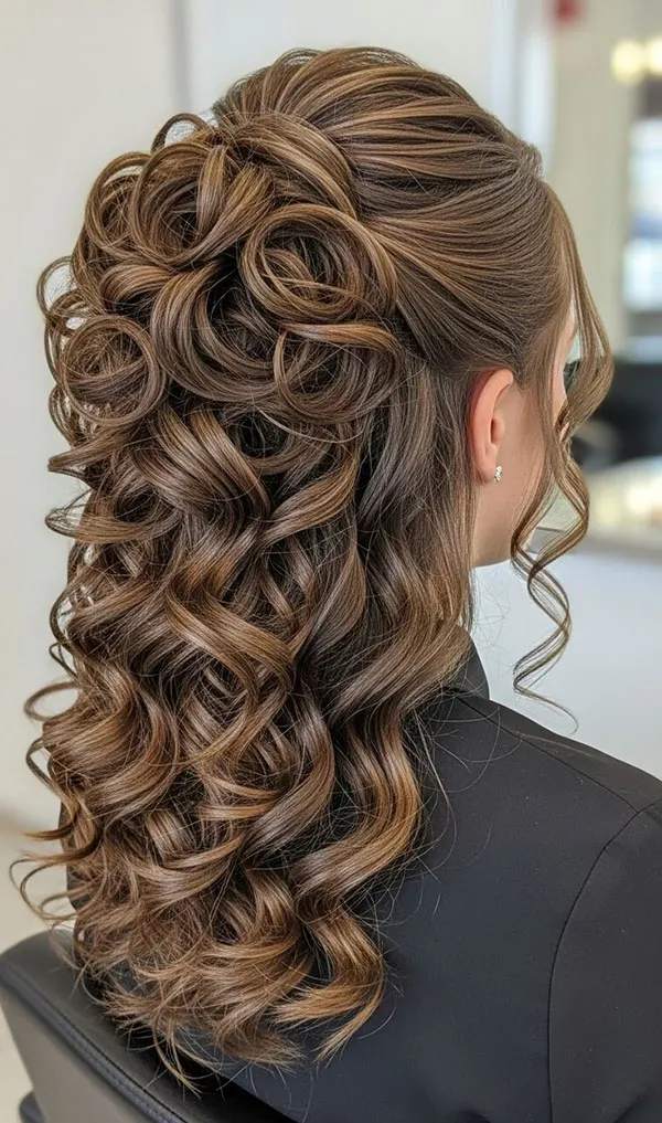 The latest open chignon hairstyle 31