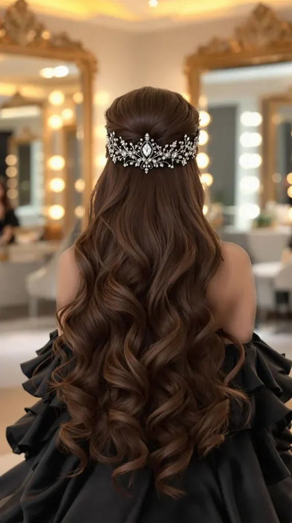 The latest open chignon hairstyle 7