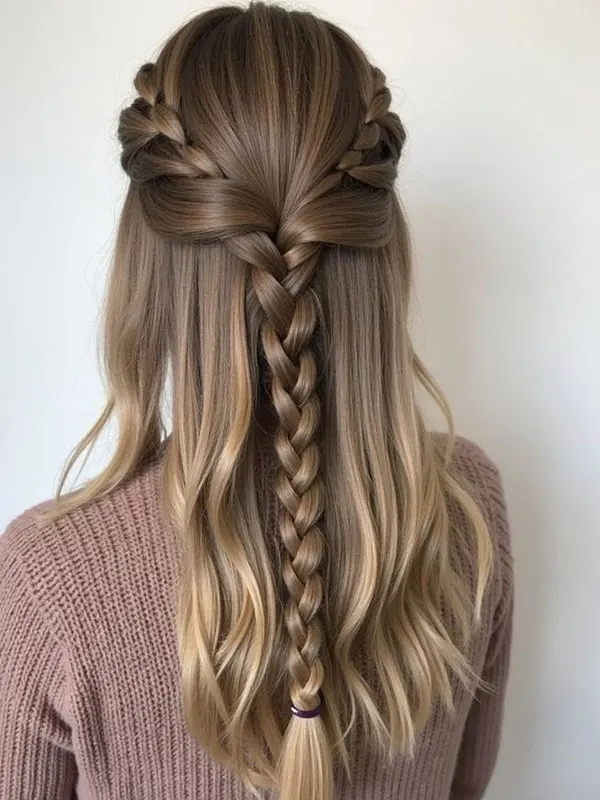 شیک ترین مدل بافت مو دخترونه 2026 که استایلتو یه لِوِل میبره بالا! 8 The most stylish hairstyle for girls 4