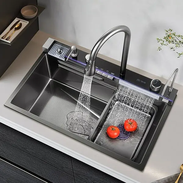 انواع سینک ظرفشویی 2026؛ سبک مدرن یا کلاسیک؟ اینارو باید ببینی! 16 Types of sinks 12