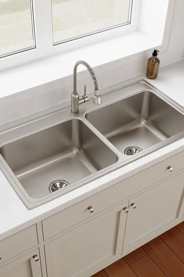 انواع سینک ظرفشویی 2026؛ سبک مدرن یا کلاسیک؟ اینارو باید ببینی! 9 Types of sinks 6