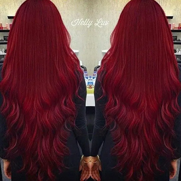 Velvet red hair color 16