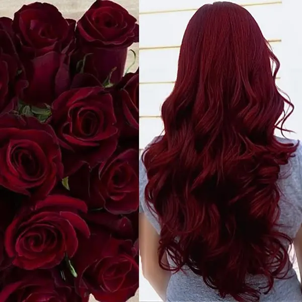 Velvet red hair color 2