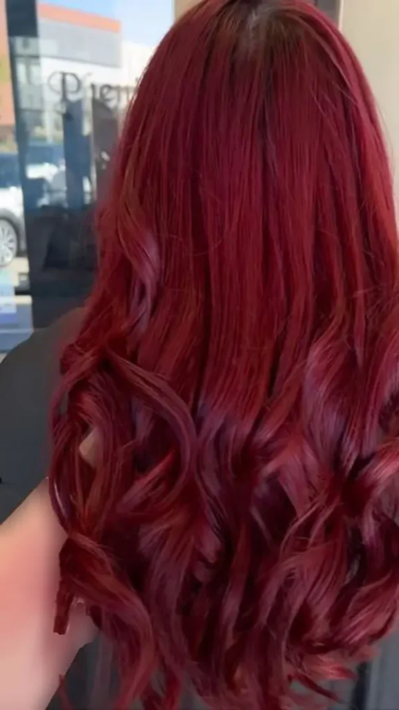 Velvet red hair color 23