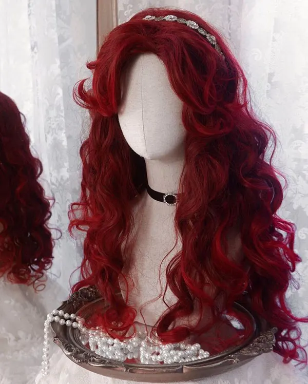 Velvet red hair color 3