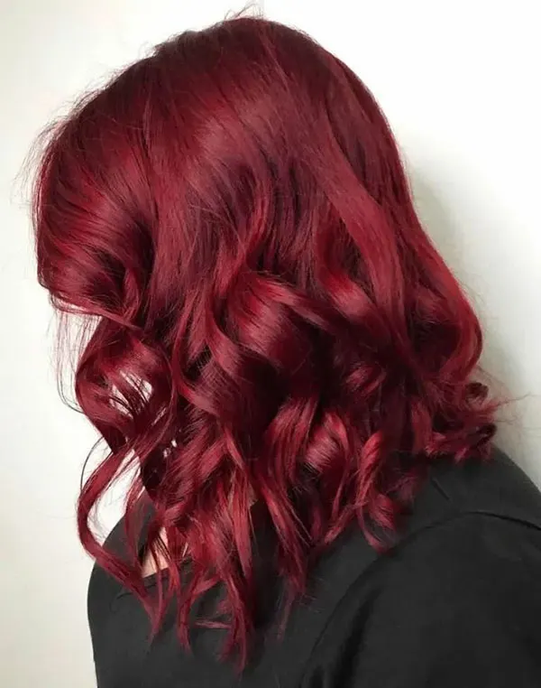 Velvet red hair color 4