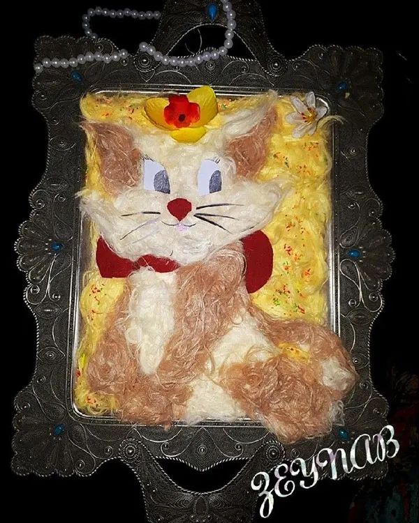 تزیین پشمک برای شب چله 1404؛ وقتی یک خوراکی ساده، ستارهی سفره میشه 14 Woolen decoration for the night of the dead 11